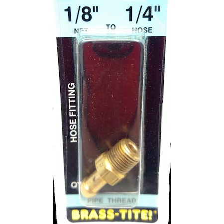 Barjan 7443276 Hydraulic Hose Fitting; Brass 07443276